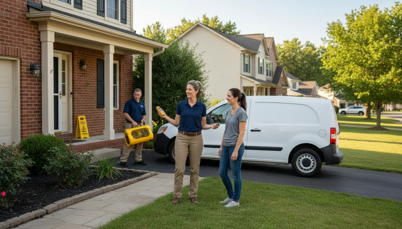 Residential water damage restoration in Deer Lodge, MT